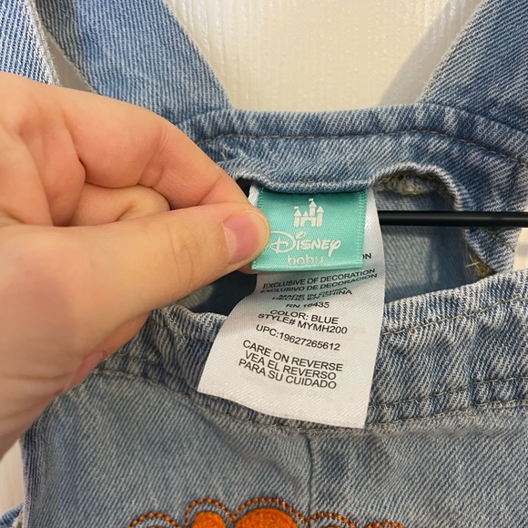 Disney Mickey Mouse Denim Overalls 18 Months - Picture 5 of 7